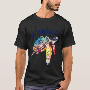 Hawaii Sea Turtle Hawaiian Floral Matching Family  T-Shirt