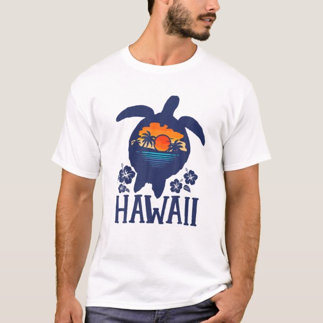 Hawaii Sea Turtles Hawaiian Matching Family Vacati T-Shirt (Front)