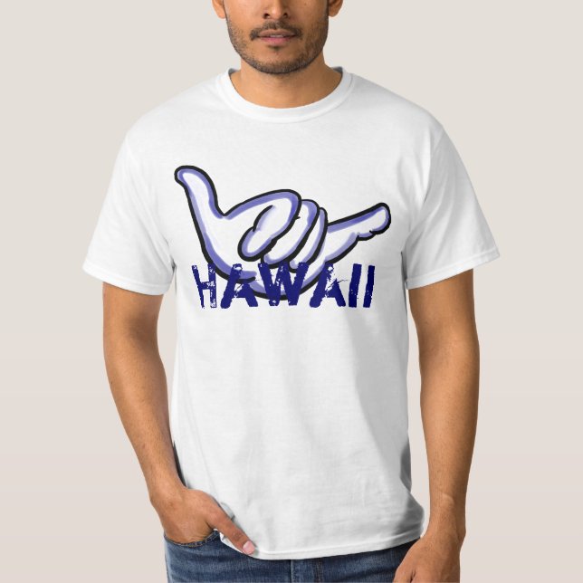 Hawaii shaka blue value tee (Front)