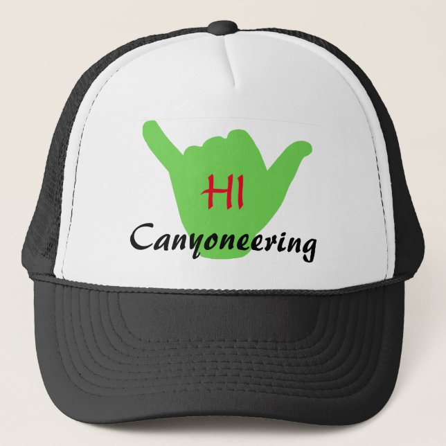 Hawaii shaka canyoneering hat (Front)
