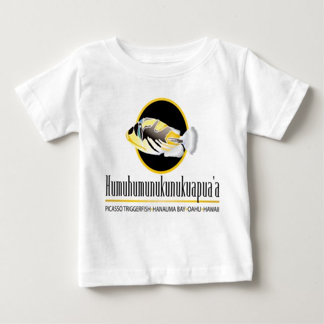 Hawaii State Fish - Humuhumunukunukuapua'a Baby T-Shirt (Front)