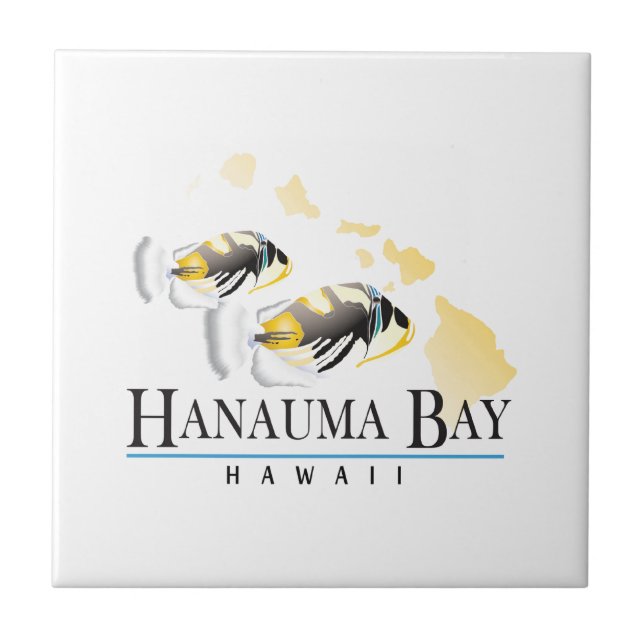 Hawaii State Fish - Humuhumunukunukuapua'a Ceramic Tile (Front)