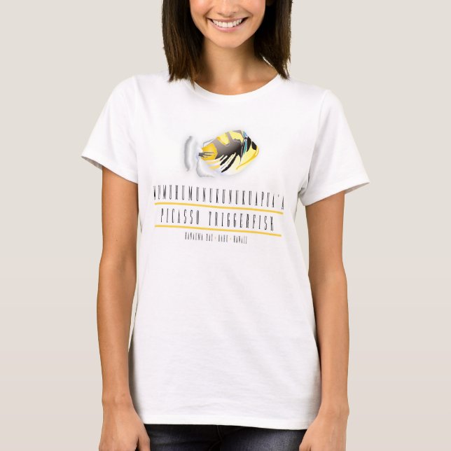 Hawaii State Fish - Humuhumunukunukuapua'a T-Shirt (Front)