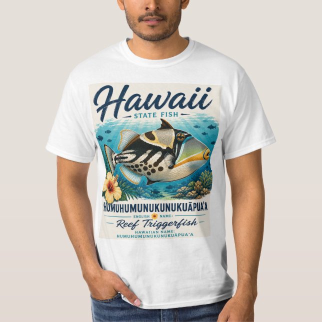 Hawaii State Fish  T-Shirt (Front)
