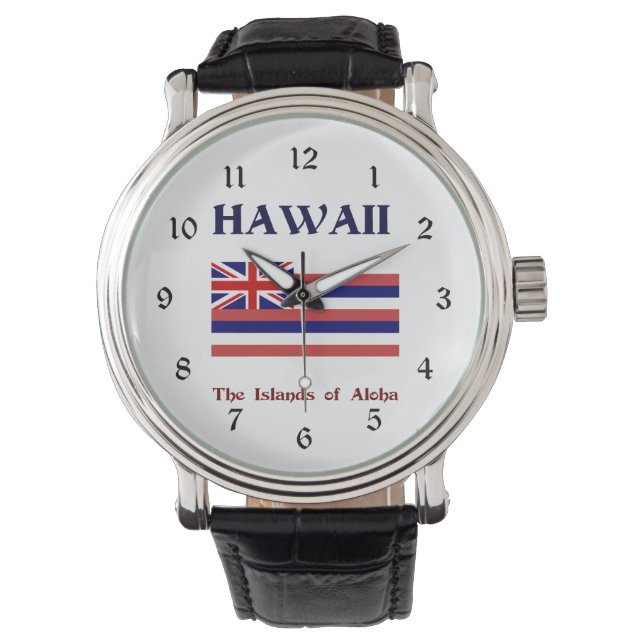 Hawaii state flag and motto watch (Front)