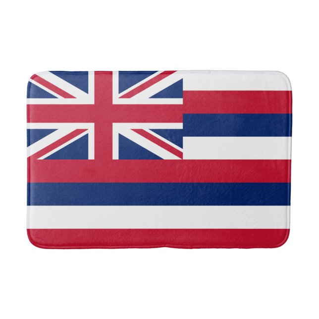 Hawaii State Flag Bath Mat (Front)