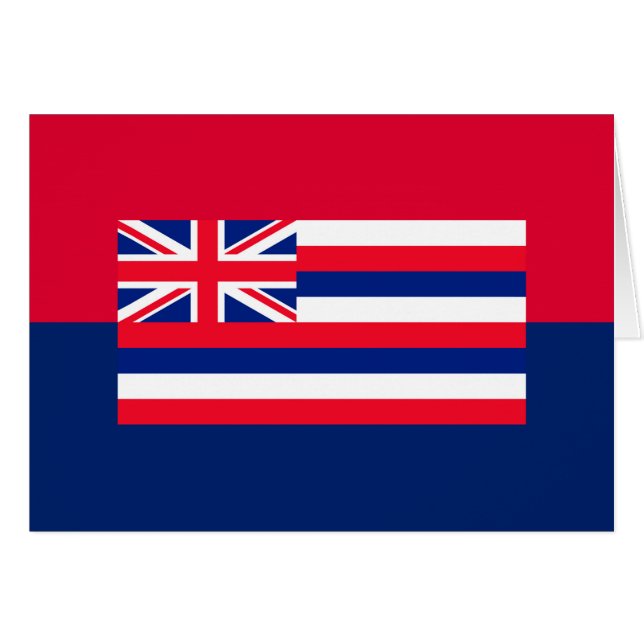 Hawaii State Flag Design (Front Horizontal)