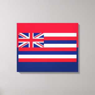Hawaii State Flag Design Canvas Print