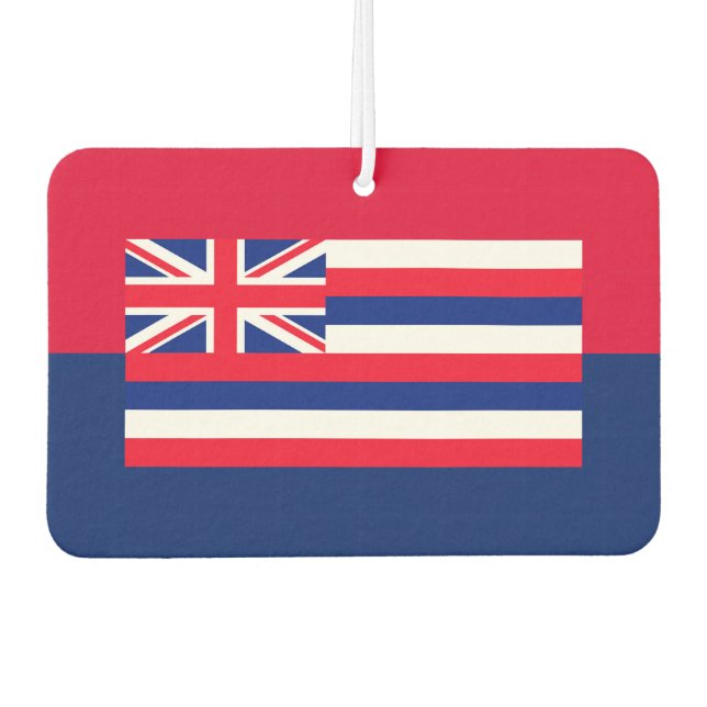 Hawaii State Flag Design Car Air Freshener (Front)