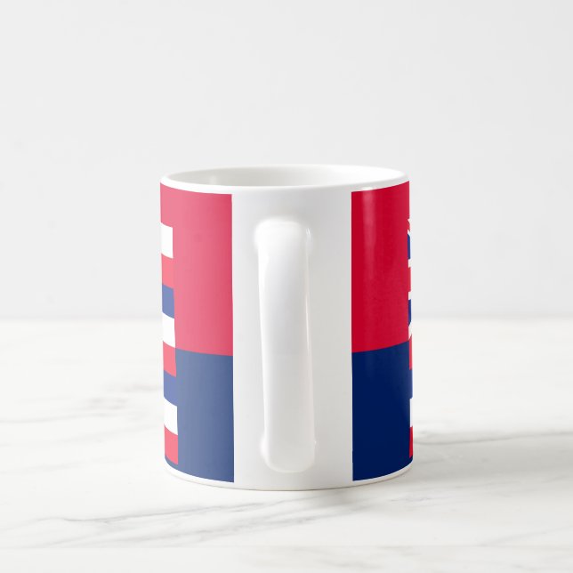 Hawaii State Flag Design Coffee Mug (Handle)