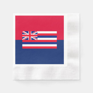 Hawaii State Flag Design Napkin