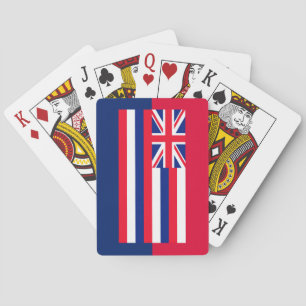 Hawaii State Flag Design Playing Cards