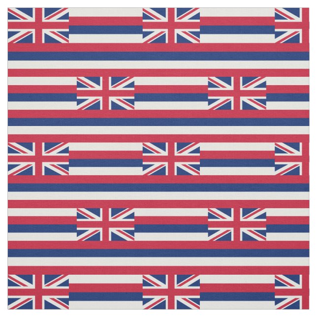 Hawaii State Flag Fabric (Swatch)
