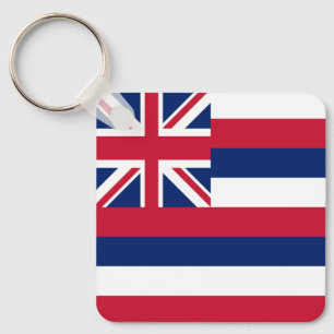 Hawaii State Flag Key Ring