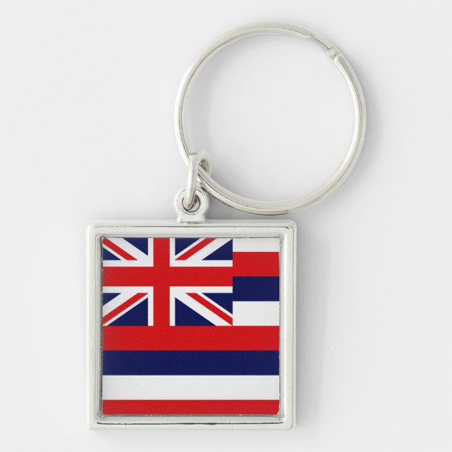 Hawaii State Flag Key Ring (Front)