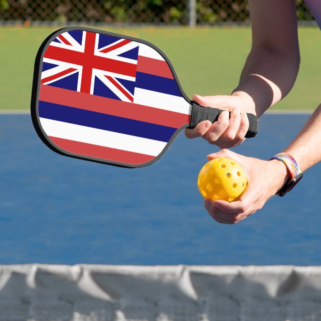 Hawaii State Flag Pickleball Paddle (Insitu)