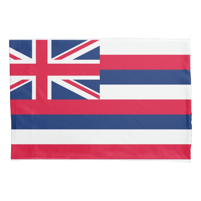 Hawaii State Flag Print Patriotc Pillowcase (Front)