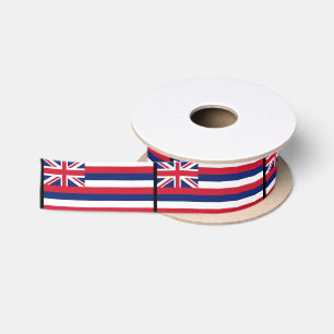 Hawaii State Flag Satin Ribbon