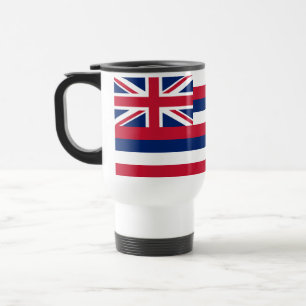 Hawaii State Flag Travel Mug
