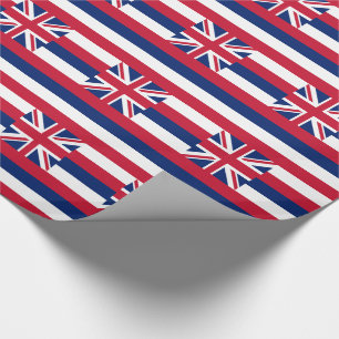 Hawaii State Flag Wrapping Paper