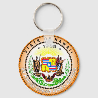Hawaii State Seal Keychain