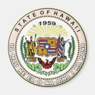 Hawaii State Seal Magnet
