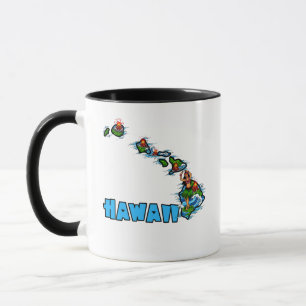 Hawaii State Tattoo-Inspired Design Mug