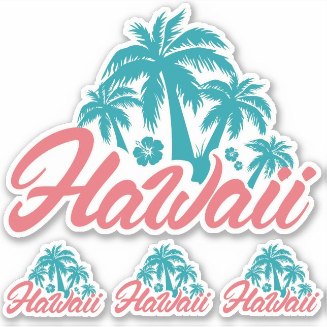 Hawaii stickers (Front)