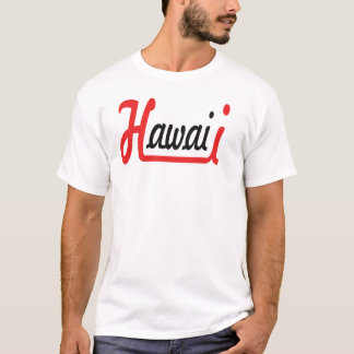 Hawaii Stylish Typography T-Shirt