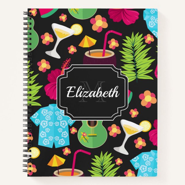 Hawaii Summer Pattern Notebook (Front)