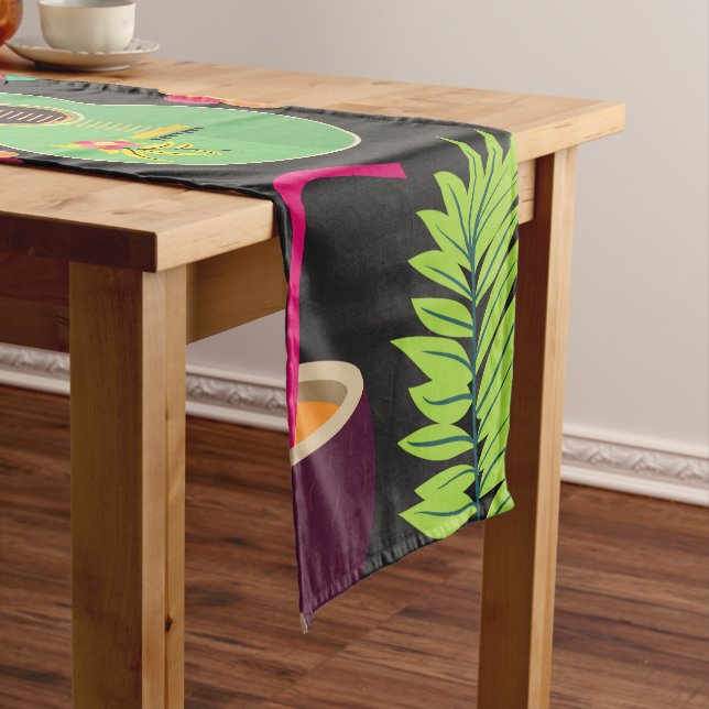 Hawaii Summer Pattern Short Table Runner (In Situ)