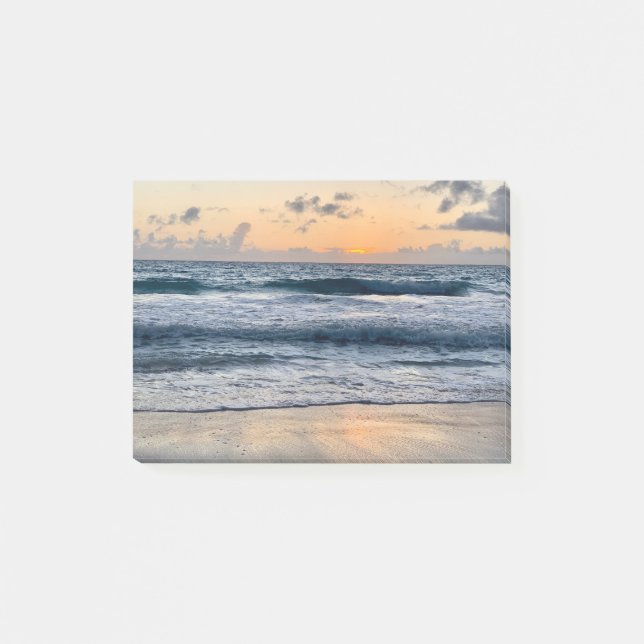 Hawaii sunrise beach post-it notes (Front)