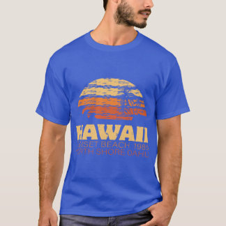 Hawaii Sunset Beach 1985 T-Shirt