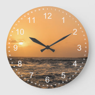 Hawaii Sunset Large Clock