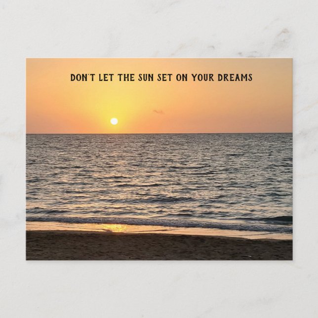 Hawaii Sunset Postcard (Front)