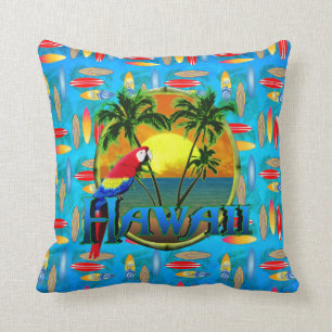 Hawaii Sunset Surfboards Cushion