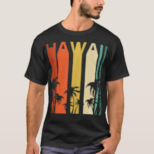 Hawaii Surf Beach Vintage Hawaiian Maui Island Par T-Shirt