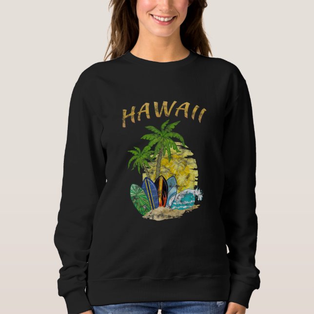 Hawaii Surfing 4 Sweatshirt (Front)