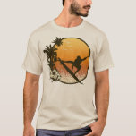 Hawaii Surfing T-Shirt<br><div class="desc">This is a sweet shirt for anyone who surfs,  loves Hawaii,  both,  or just enjoys a great design on their tee!</div>