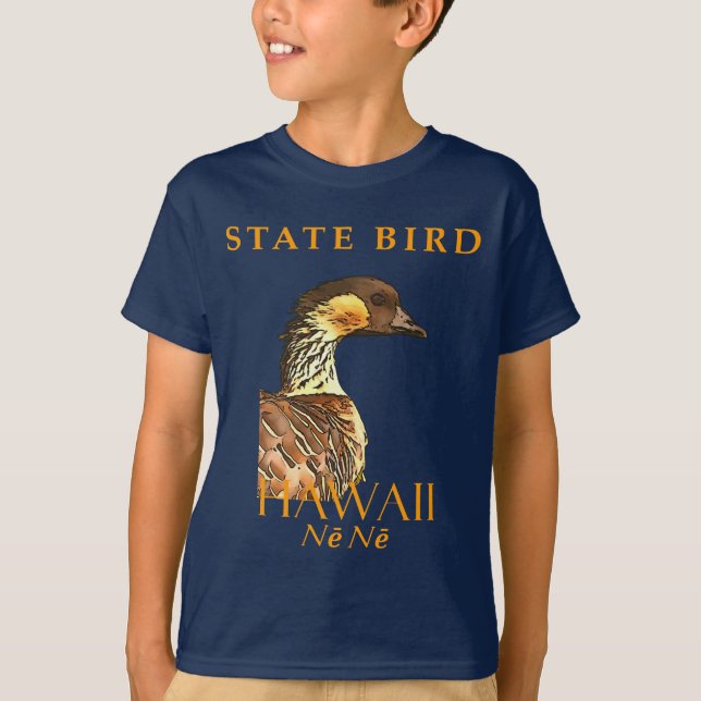 Hawaii Territory Bird The Hawaiian Goose T-Shirt (Front)