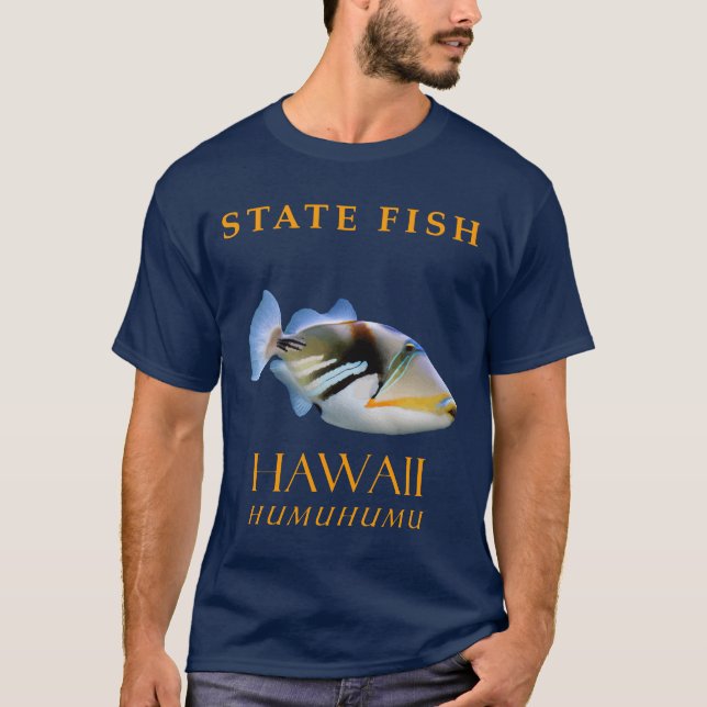 Hawaii Territory Fish The Humuhumu T-Shirt (Front)