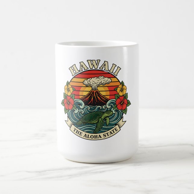 Hawaii: The Aloha State Coffee Mug (Center)