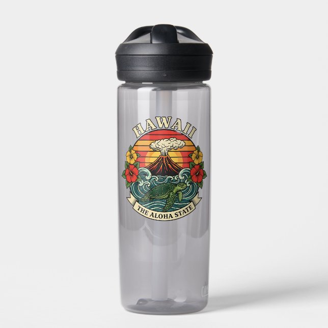 Hawaii: The Aloha State Water Bottle (Front)