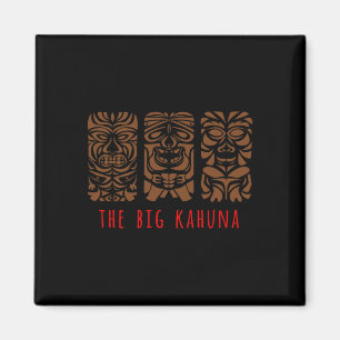 Hawaii Tiki Polynesian Big Kahuna Surfer Retro Haw Magnet