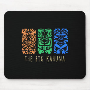 Hawaii Tiki Polynesian Big Kahuna Surfer Retro Haw Mouse Pad