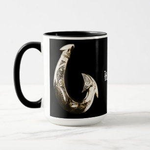Hawaii Tribal Hook Mug