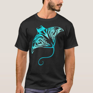 Hawaii Tribal Manta Ray Hawaiian Shark Lover.png   T-Shirt