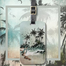 Hawaii Tropical Palm Tree Island