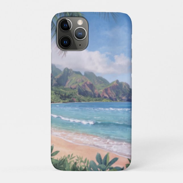 Hawaii Tropical Plants  Case-Mate iPhone Case (Back)