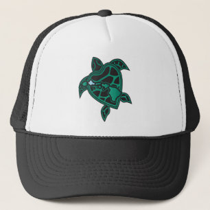 Hawaii Turtle and Hawaii Islands Trucker Hat